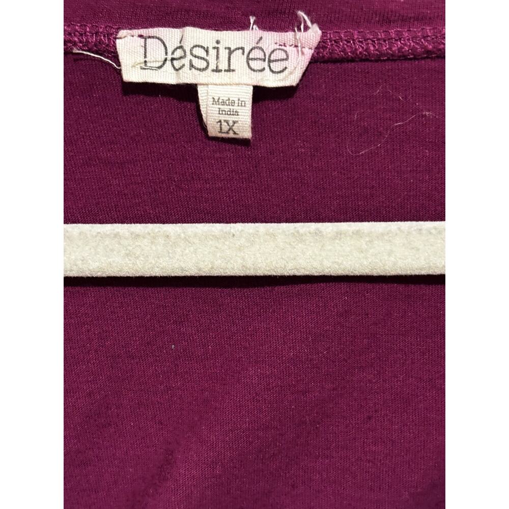 Rhinestone Queen & Crown Womens Sz 1X Short Sleeve Tee by Desiree!‎ Vegas travel - Picture 3 of 8